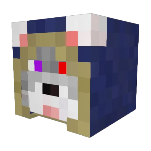 wolfsky1993 Minecraft avatar head, 3D render