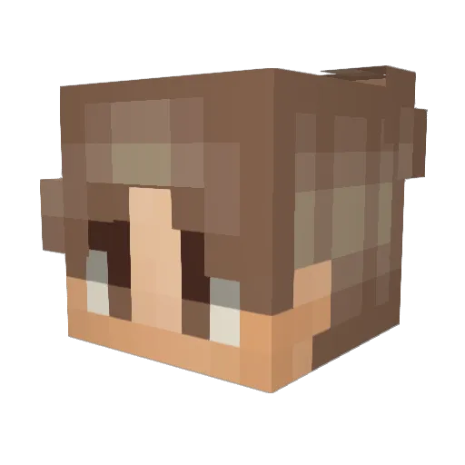 wolfsong0506 Minecraft avatar head, 3D render