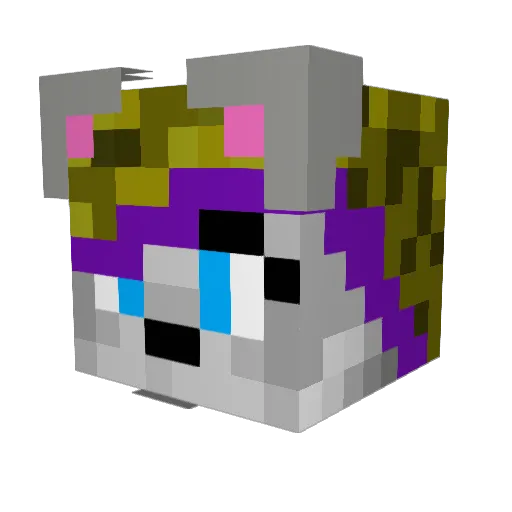 wolfsoul14 Minecraft avatar head, 3D render