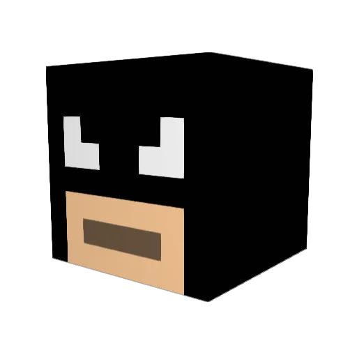 wolfstrider12345 Minecraft avatar head, 3D render