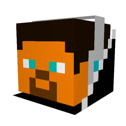 wolftamer557 Minecraft avatar head, 3D render
