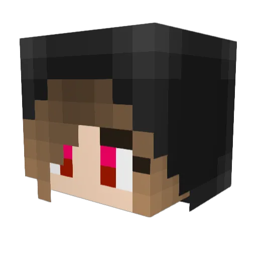 wolftears95 Minecraft avatar head, 3D render