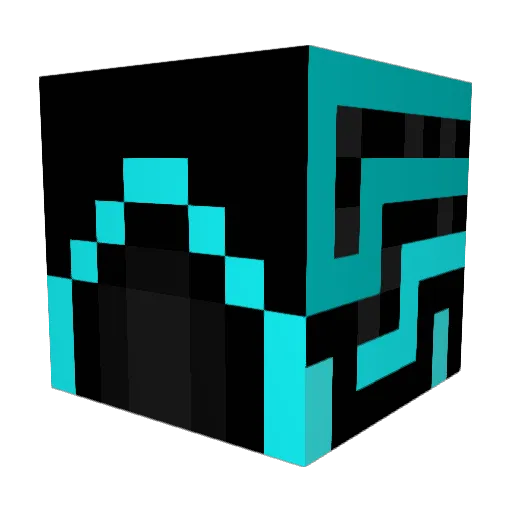 wolfvader Minecraft avatar head, 3D render