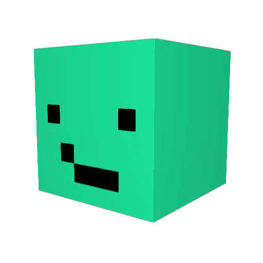 wolfvision689 Minecraft avatar head, 3D render