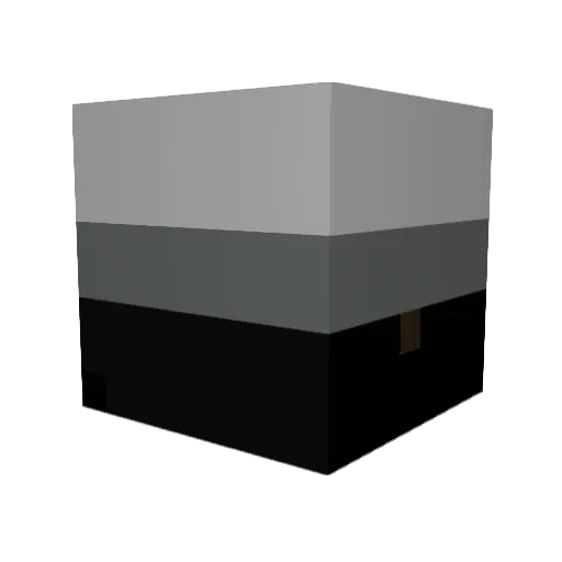 wolfzxs Minecraft avatar head, 3D render