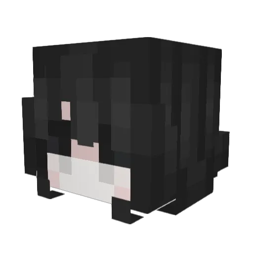 wollena Minecraft avatar head, 3D render