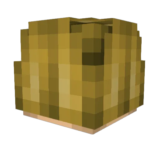 wollfork Minecraft avatar head, 3D render