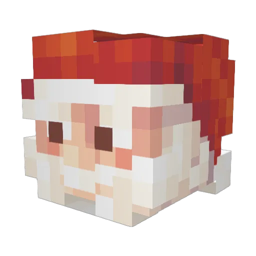 wollinas Minecraft avatar head, 3D render
