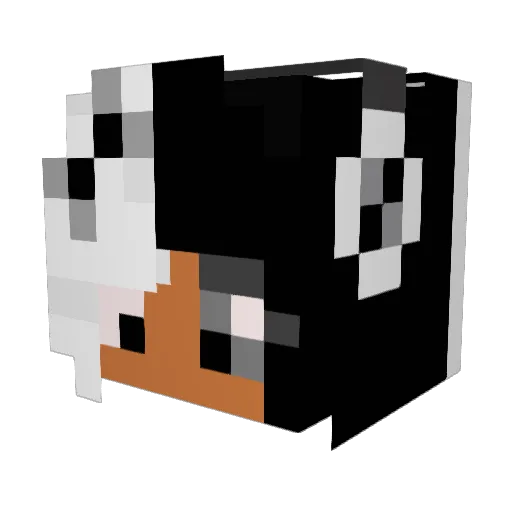 wolverine705 Minecraft avatar head, 3D render