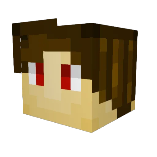 wolverine_ben Minecraft avatar head, 3D render