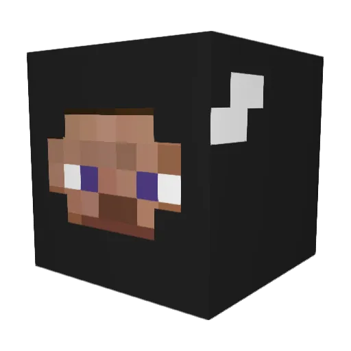 womb0YT Minecraft avatar head, 3D render