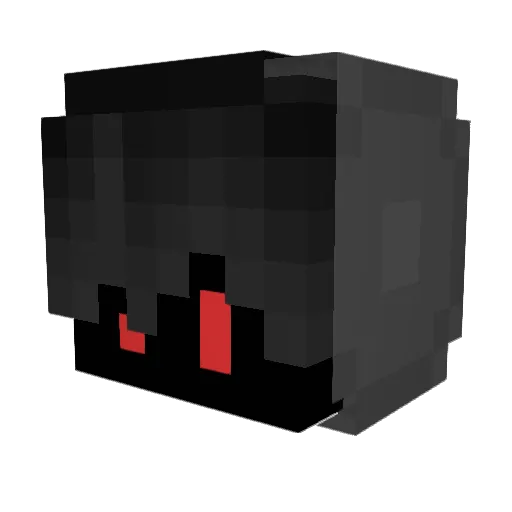 wombeeyLEGEND Minecraft avatar head, 3D render