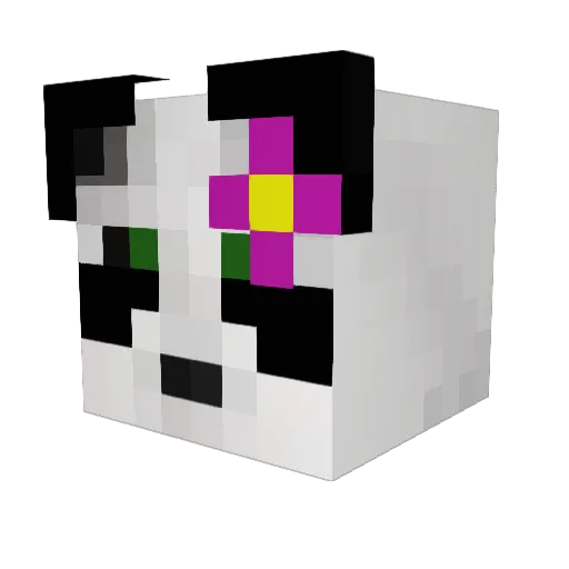 womble31 Minecraft avatar head, 3D render