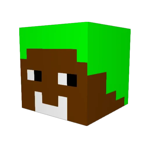 womljm2002 Minecraft avatar head, 3D render