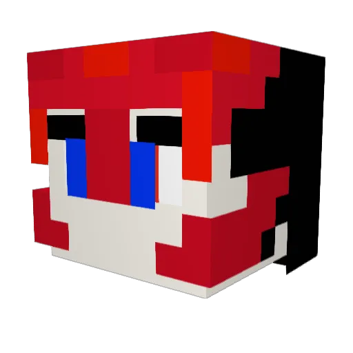 won9311 Minecraft avatar head, 3D render