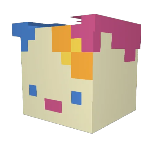 wonbin119 Minecraft avatar head, 3D render