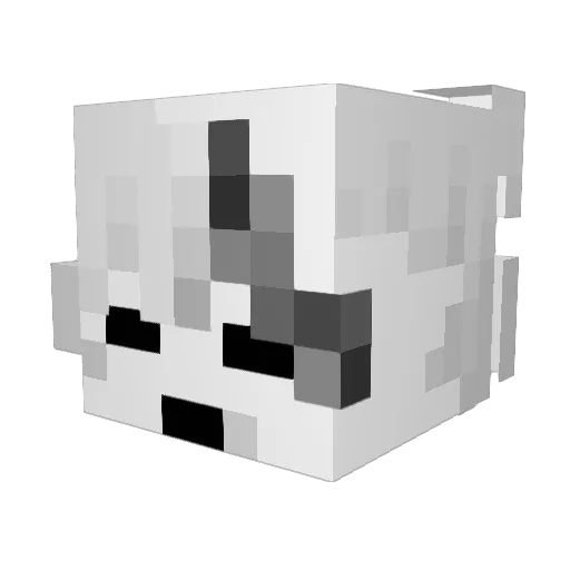 wondetLoser Minecraft avatar head, 3D render