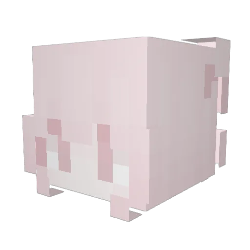 wonyoungism Minecraft avatar head, 3D render
