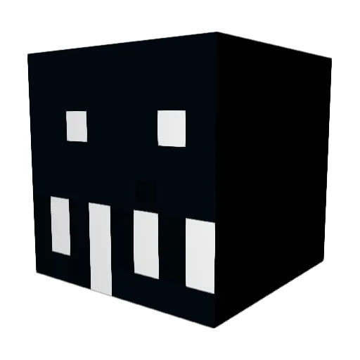 woo_eh Minecraft avatar head, 3D render