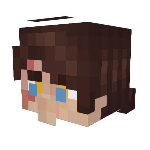 woobalooba65 Minecraft avatar head, 3D render