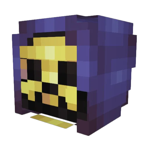 woodenbucket Minecraft avatar head, 3D render
