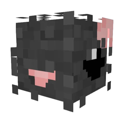 woody9676 Minecraft avatar head, 3D render