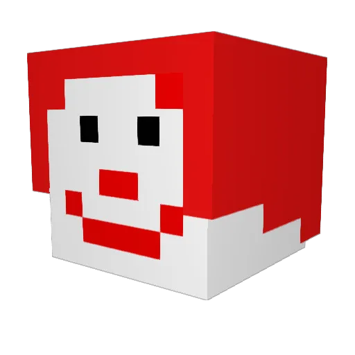 woodzy_8 Minecraft avatar head, 3D render