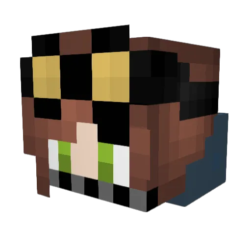 woofie2013 Minecraft avatar head, 3D render