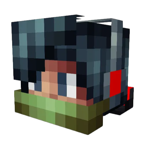 woofles9 Minecraft avatar head, 3D render