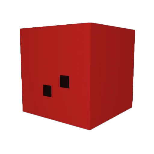 woofmarch Minecraft avatar head, 3D render