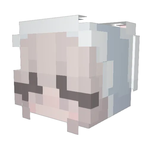 woohehe23 Minecraft avatar head, 3D render
