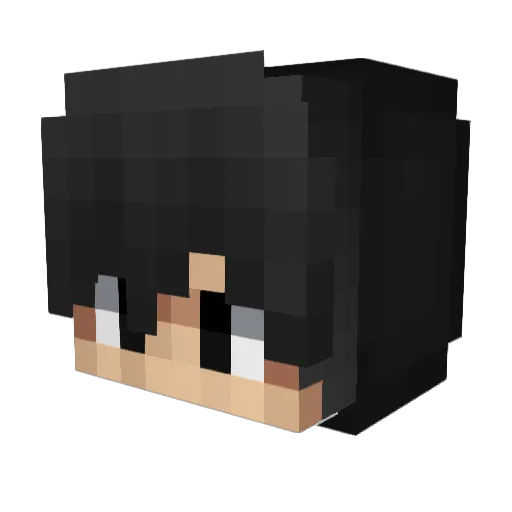 wooje_07 Minecraft avatar head, 3D render