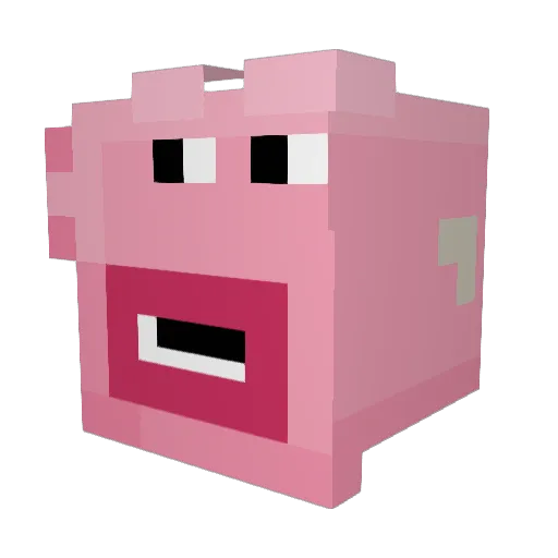 woojh505 Minecraft avatar head, 3D render