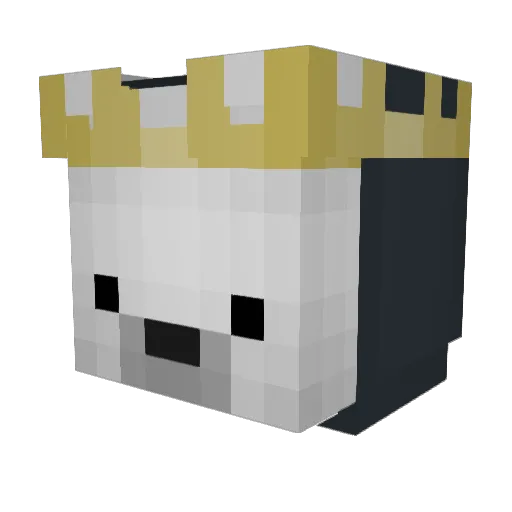woojit Minecraft avatar head, 3D render