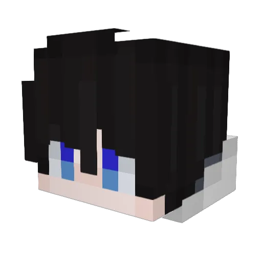 woojunepyeon Minecraft avatar head, 3D render
