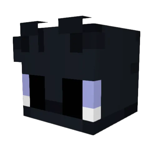 woolish Minecraft avatar head, 3D render