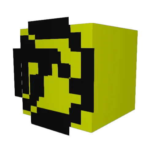 woolseyc Minecraft avatar head, 3D render