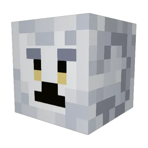 woolyz46 Minecraft avatar head, 3D render