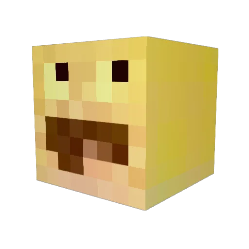 woolzy81 Minecraft avatar head, 3D render