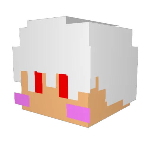 woomin01 Minecraft avatar head, 3D render