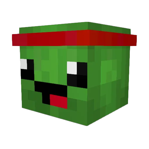 wooooooooooooo Minecraft avatar head, 3D render
