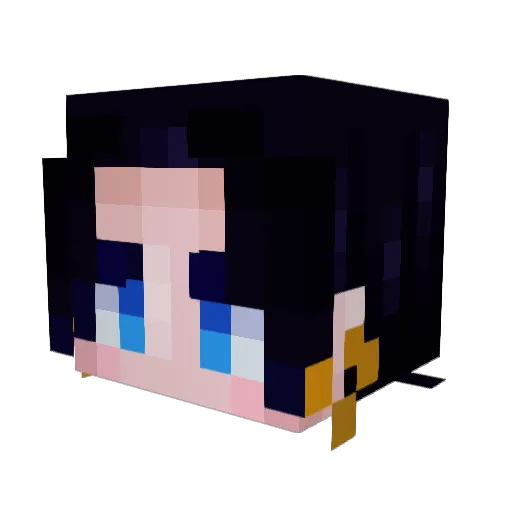 woooozzy Minecraft avatar head, 3D render