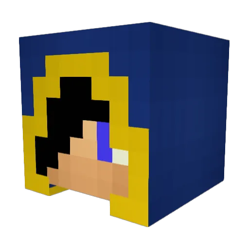 woopdeedoo22 Minecraft avatar head, 3D render