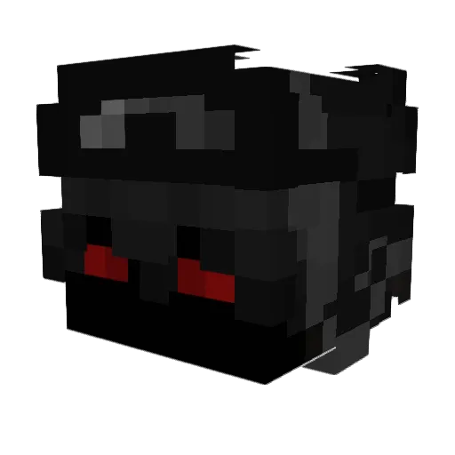 woopzr Minecraft avatar head, 3D render