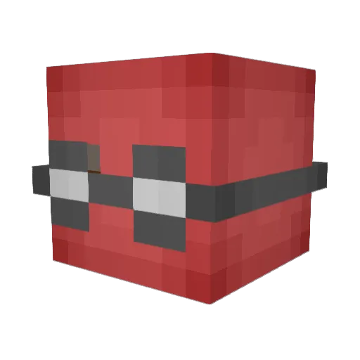 woospavega Minecraft avatar head, 3D render
