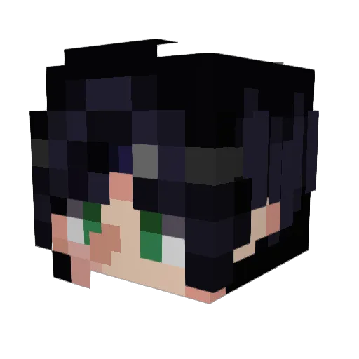 wooverbo Minecraft avatar head, 3D render