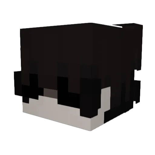 woozkii Minecraft avatar head, 3D render