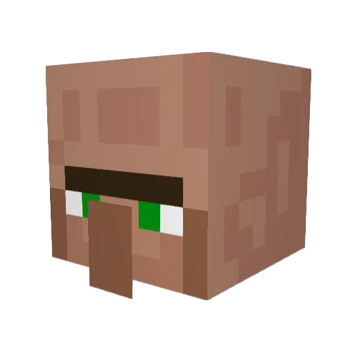 wora5888 Minecraft avatar head, 3D render