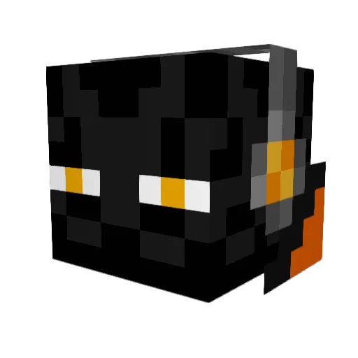 worfeh Minecraft avatar head, 3D render