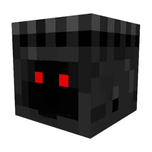 worhell Minecraft avatar head, 3D render